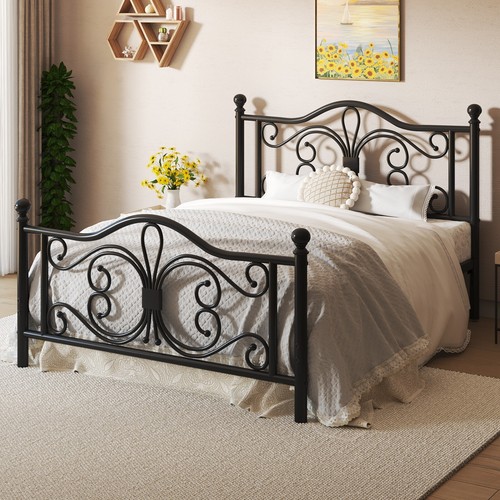 Twin full queen bed frame - bed, with