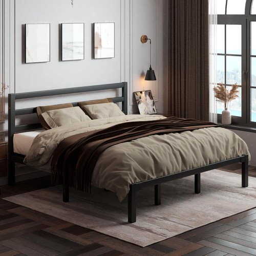 Metal platform bed frame - metal,