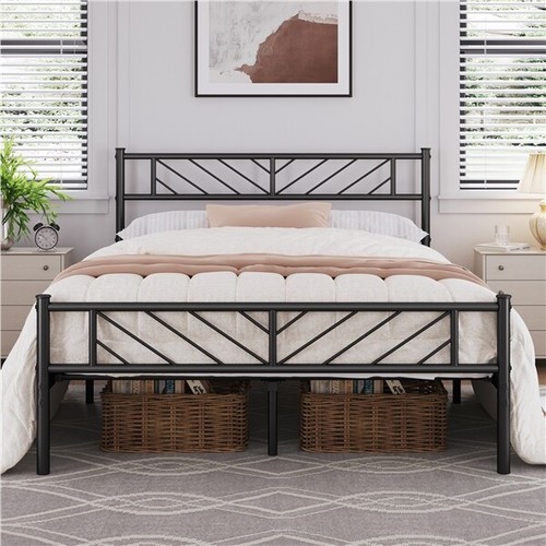 Metal bed frame - bed,