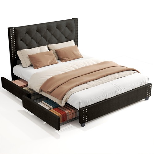 Full size bed frame with - size,