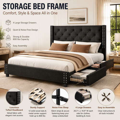 Full size bed frame - full,