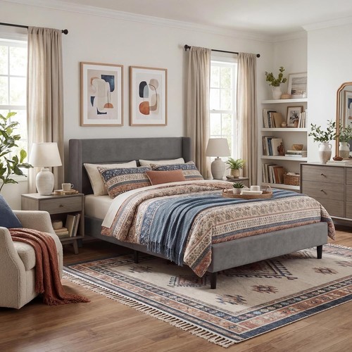 Stylish platform bed - platform,