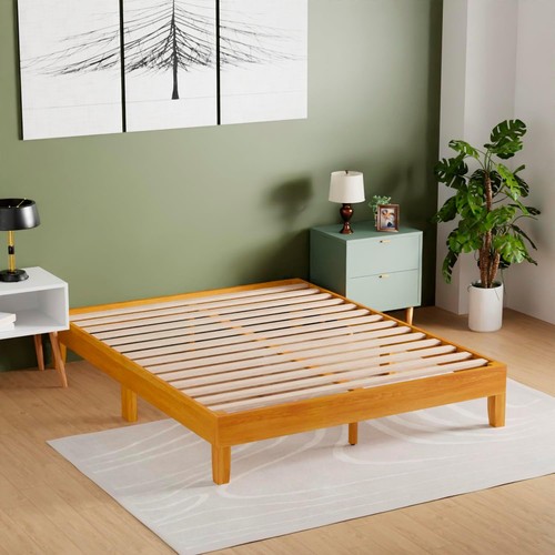 Wood platform bed frame - platform,