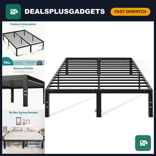 Full size metal - platform, bed