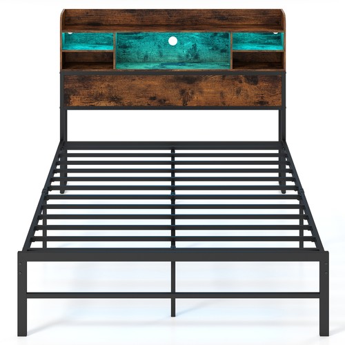 Full size bed frame - frame, w/led