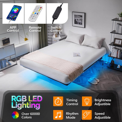 Bed frame full with usb - bed,